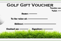Golf Gift Certificate Template: 13 Help 2020 In 2020 | Gift Certificate regarding Fantastic Golf Gift Certificate Template