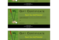 Golf Gift Non Cash Value Voucher | Templates At Inside Golf Certificate pertaining to Golf Certificate Template Free