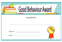 Good Behavior Certificate Free Printable 6 | Student Inside Quality within Good Behaviour Certificate Templates
