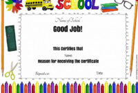 Good Job Award | School Certificates, Teacher Awards, Certificate Of pertaining to Fascinating Outstanding Effort Certificate Template