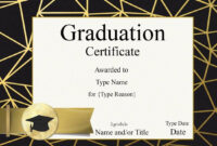 Graduation Certificate Template | Customize Online & Print for Free Congratulations Certificate Template 7 Awards