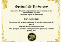 Graduation Certificate Templates - Best Samples regarding Graduation Certificate Template Word
