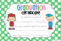 Graduation Certificates - Kindergarten, Pre-Primary, Prep And with Certificate For Pre K Graduation Template