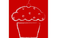 Grunge Cherry Cupcake Postcard | Zazzle | Postcard, Cherry Cupcakes regarding Cupcake Certificate Template Free 7 Sweet Designs