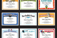 Hockey Certificates Templates | Awards For Hockey Teams | Certificate intended for Hockey Certificate Templates