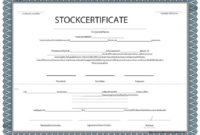 How To Make A Company Share Certificate - Paul Johnson&amp;#039;S Templates regarding Corporate Share Certificate Template