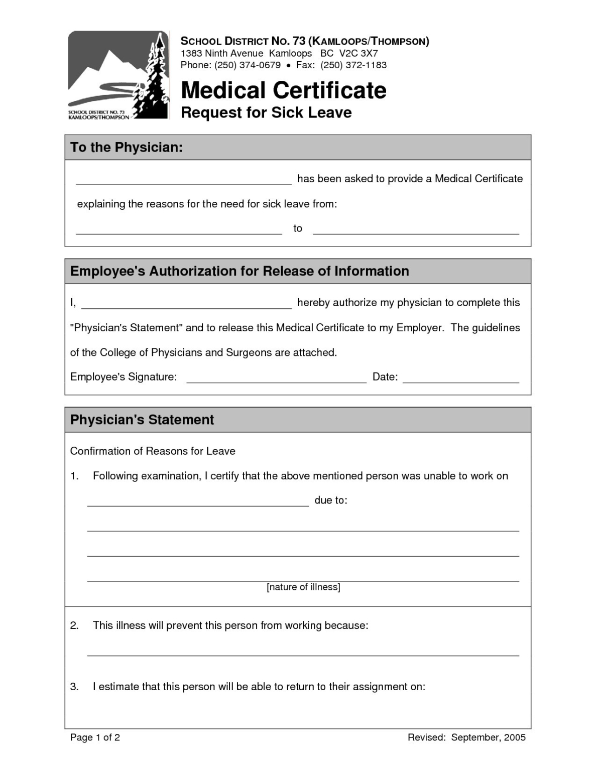 How To Write A Medical Certificate For Sick Leave - Tomope Throughout for Australian Doctors Certificate Template