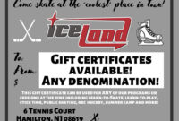 Ice Land Rink intended for New Ice Skating Certificates