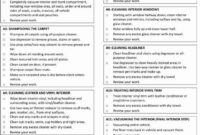 Image Result For Car Detail Checklist | Car Detailing, Automotive with Simple Car Wash Contract Agreement