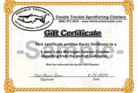 Image Result For Fishing Gift Certificate Template | Certificate pertaining to Amazing This Certificate Entitles The Bearer Template