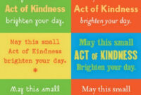Image Result For Random Act Of Kindness Cards | Random Acts Of Kindness throughout Free Kindness Certificate Template Free
