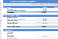 Income Statement Template Excel Xls | Exceltemple | Income Statement for Household Income Statement Template