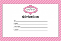 Indesign Gift Certificate Template Awesome Custom Gift Certificate Tem regarding Fascinating Gift Certificate Template Indesign