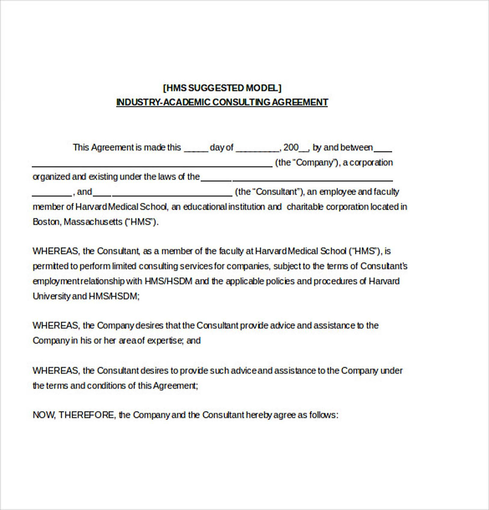 Industry Accademic Consulting Agreement , 9+ Consulting Agreement with regard to Consulting Firm Contract Template