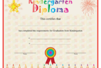 Kindergarten Diploma Certificate Template Download Printable Pdf regarding New Daycare Diploma Template Free