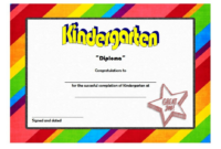 Kindergarten Diploma Certificate Templates: 10+ Designs Free Inside Si pertaining to Certificate For Best Dad 9 Best Template Choices