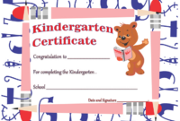Kindergarten Diploma Certificates - Printable Templates with regard to Awesome Kindergarten Completion Certificate Templates