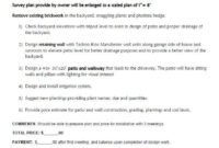 Landscape Design Agreements And Proposal Samples for Landscape Installation Contract Template