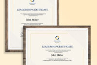Leadership Award Certificate Template In 2020 | Awards Certificates with regard to Fantastic Leadership Award Certificate Template