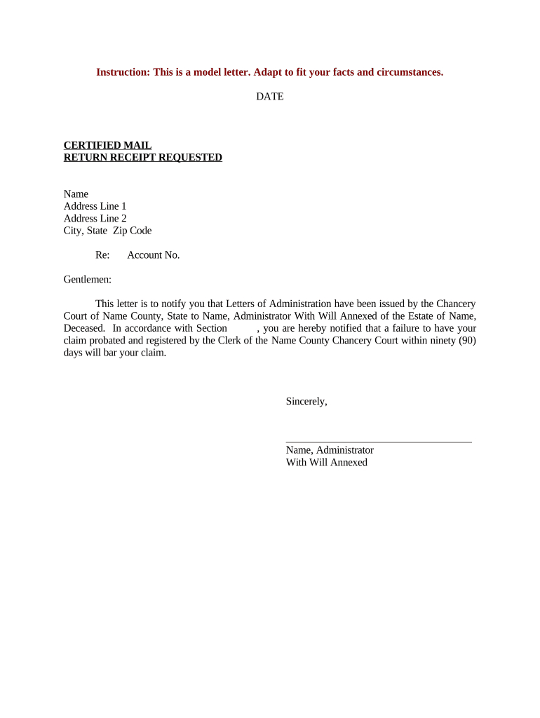 Letter Claim Doc Template | Pdffiller in Insurance Recorded Statement Template