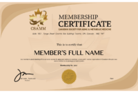 Life Membership Certificate Templates pertaining to Fantastic Life Membership Certificate Templates