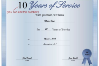 Long Service Certificate Template Sample (6) – Templates Example pertaining to Fresh Long Service Certificate Template Sample