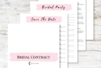 Makeup Artist Bridal Agreement Contract Template Digital | Etsy within Bridal Makeup Contract Template