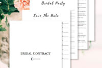 Makeup Artist Bridal Agreement Contract Template Pre-Made | Etsy in Simple Wedding Makeup Contract Template