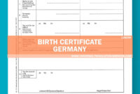 Marriage Certificate Translation Template From Germany ($15 Per Page) for Fantastic Marriage Certificate Translation Template