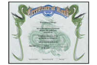 Martial Arts Karate Taekwondo Rank Certificates- Blank 10 Pack | Art with Martial Arts Certificate Templates