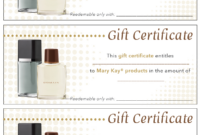 Mary Kay® Gift Certificates – Qt Office® Blog – Free Mary Kay with regard to Mary Kay Gift Certificate Template