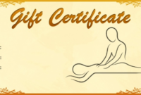 Massage Gift Certificate Template Free Download 1 – Best Templates within Fascinating Massage Gift Certificate Template Free Download