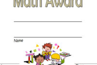 Math Award Certificate Template – Free 10+ Best Ideas with regard to Math Achievement Certificate Printable