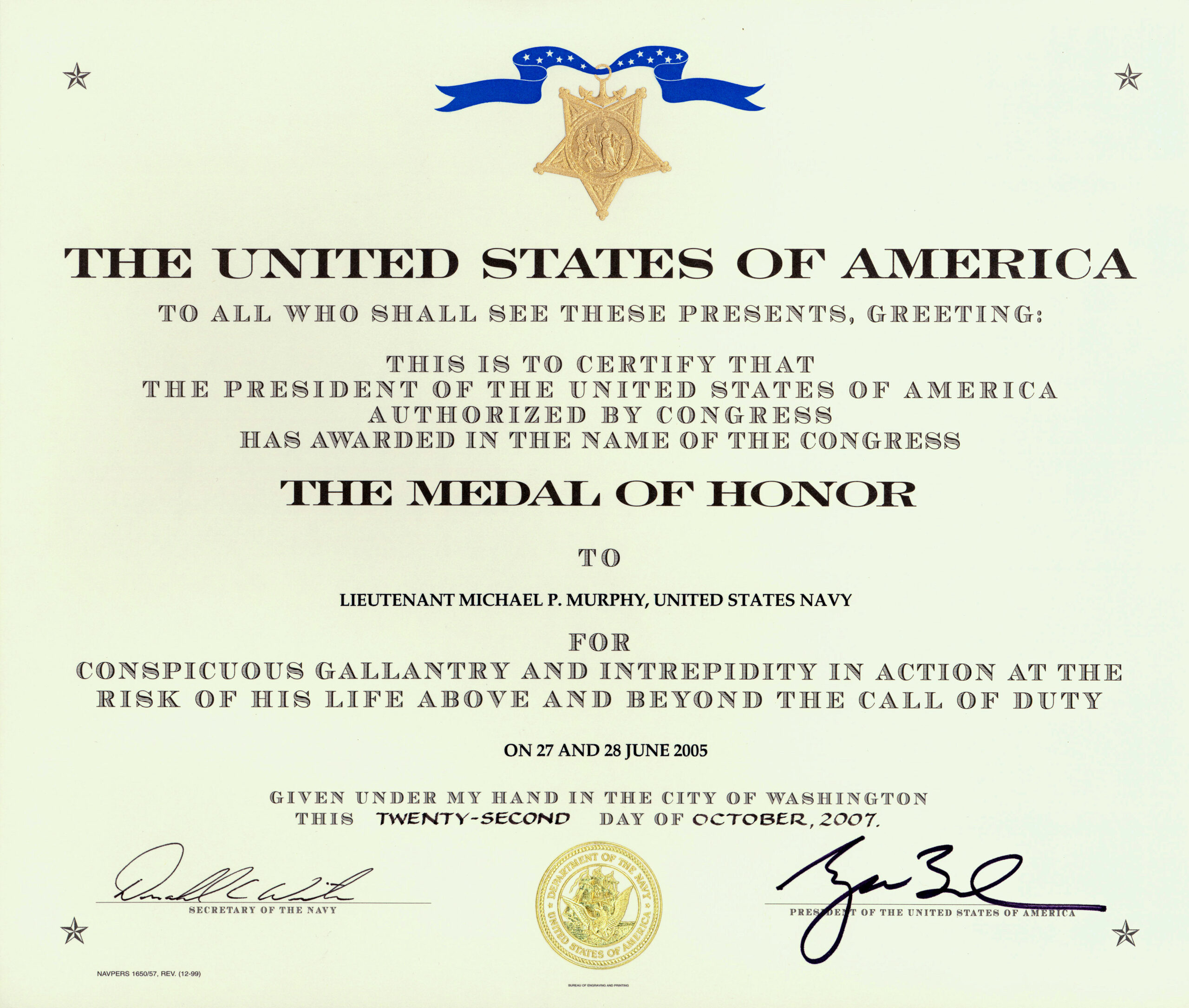 Medal Of Honor | Uniform Ribbons with Fascinating Honor Award Certificate Template