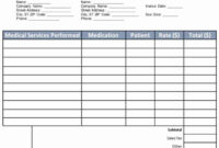 Medical Bill Statement Template Awesome Example Of Itemized Hospital inside Itemized Billing Statement Template