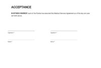 Medical Services Agreement Template In Google Docs, Word | Template in Medical Independent Contractor Agreement Template
