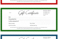 Microsoft Gift Certificate Template Free Word (7) | Professional T throughout Microsoft Gift Certificate Template Free Word