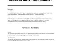 Mobile Application Development Agreement Template – Google Docs, Word for Software Development Outsourcing Contract Template