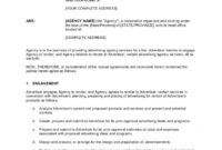 Model Management Contract Template inside Online Advertising Contract Template