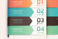 Modern Arrow Origami Style Step Up Options Banner. Vector Illust with regard to Fascinating Stylist Pull Contract Template