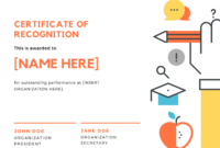Modern Employee Recognition Certificate [Free Template] | Certificate for Employee Recognition Certificates Templates Free
