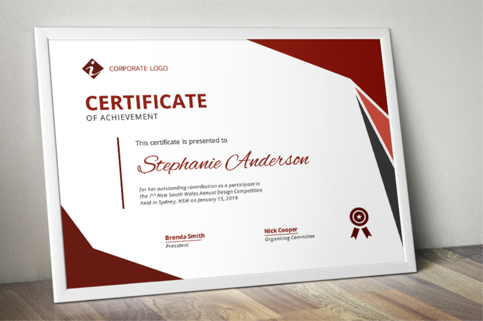 Modern Word Certificate Template with Microsoft Word Certificate Templates