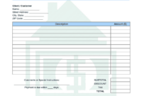Monthly Rent Invoice Template Word | Excel | Pdf Free Download | Free with Monthly Billing Statement Template
