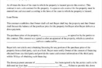 Mortgage Contract Templates – 6+ Free Pdf Format Download | Free pertaining to Home Ownership Contract Template