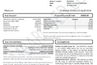 Mortgage Statement Template | Template Business within Mortgage Statement Template