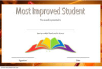 Most Improved Student Certificate Printable - 10+ Best Ideas with regard to New Certificate Of School Promotion 7 Template Ideas