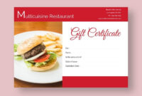 Multicuisine Restaurant Gift Certificate Template [Free Jpg] – Google for Free Restaurant Gift Certificates Printable
