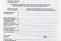 Municipal Corporation Death Certificate Format In Maharashtra Pdf inside Blank Death Certificate Template 7 Documents
