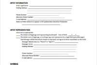 Music Artist Management Contract Template | Pdf Template intended for New Band Management Contract Template