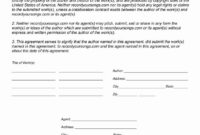 Music Producer Contract Template Unique Music Production For Singers regarding Fresh Dance Team Contract Template